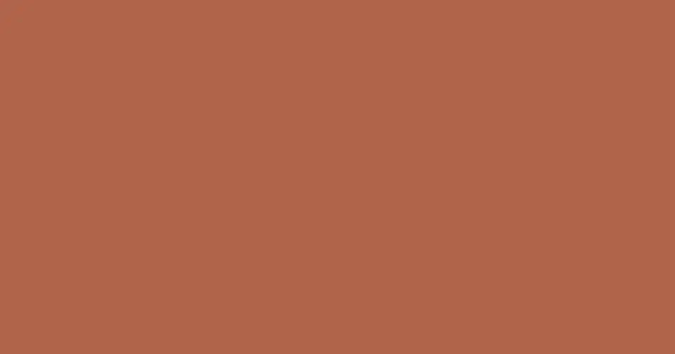 A flat terracotta cover with no texture - a perfectly smooth, slightly default-looking fill.