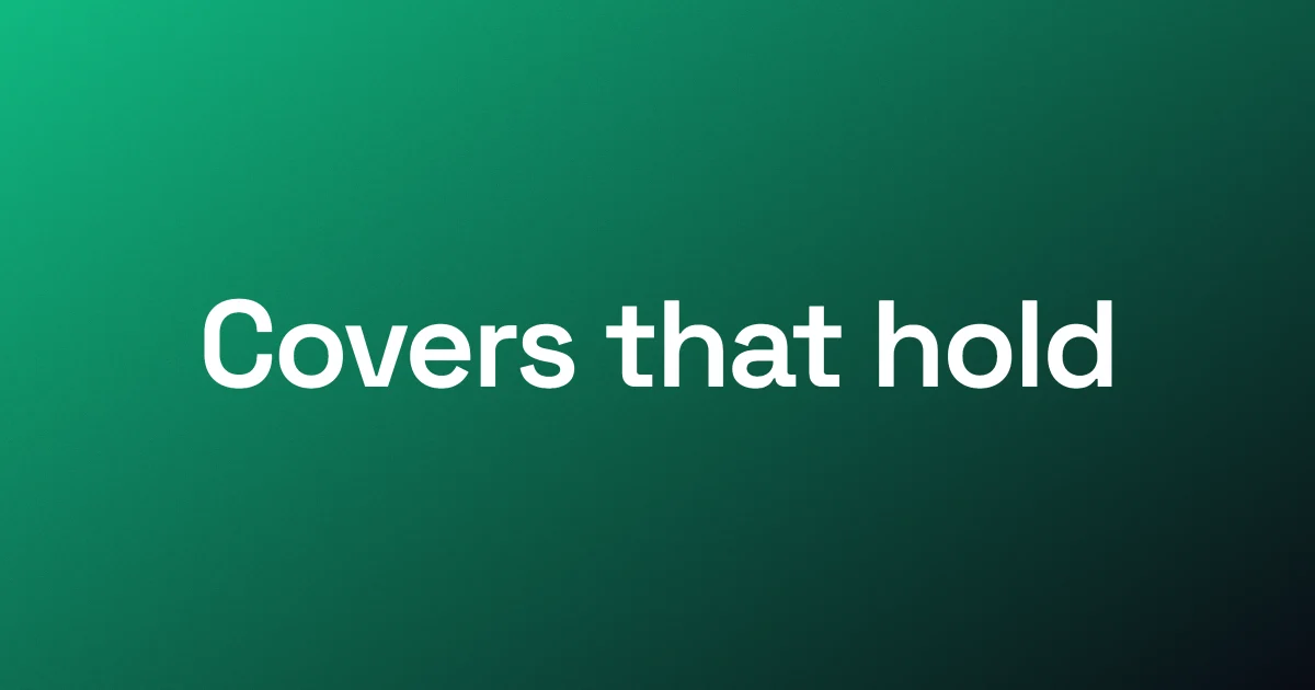 A bold, high-contrast cover with a short heavy title that stays legible when shrunk to a feed tile.
